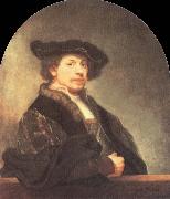 REMBRANDT Harmenszoon van Rijn Self-Portrait at the Age of Thrity-Four oil painting reproduction